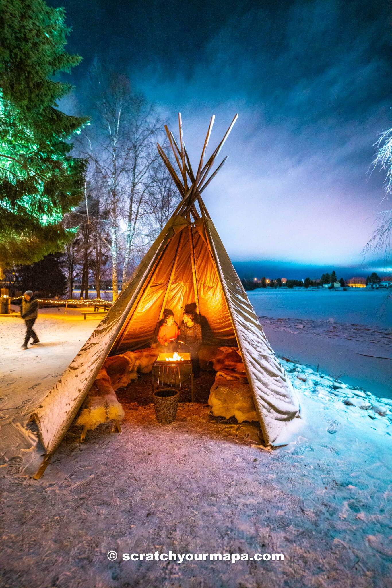 traditional Finnish sauna experience in Rovaniemi, Lapland