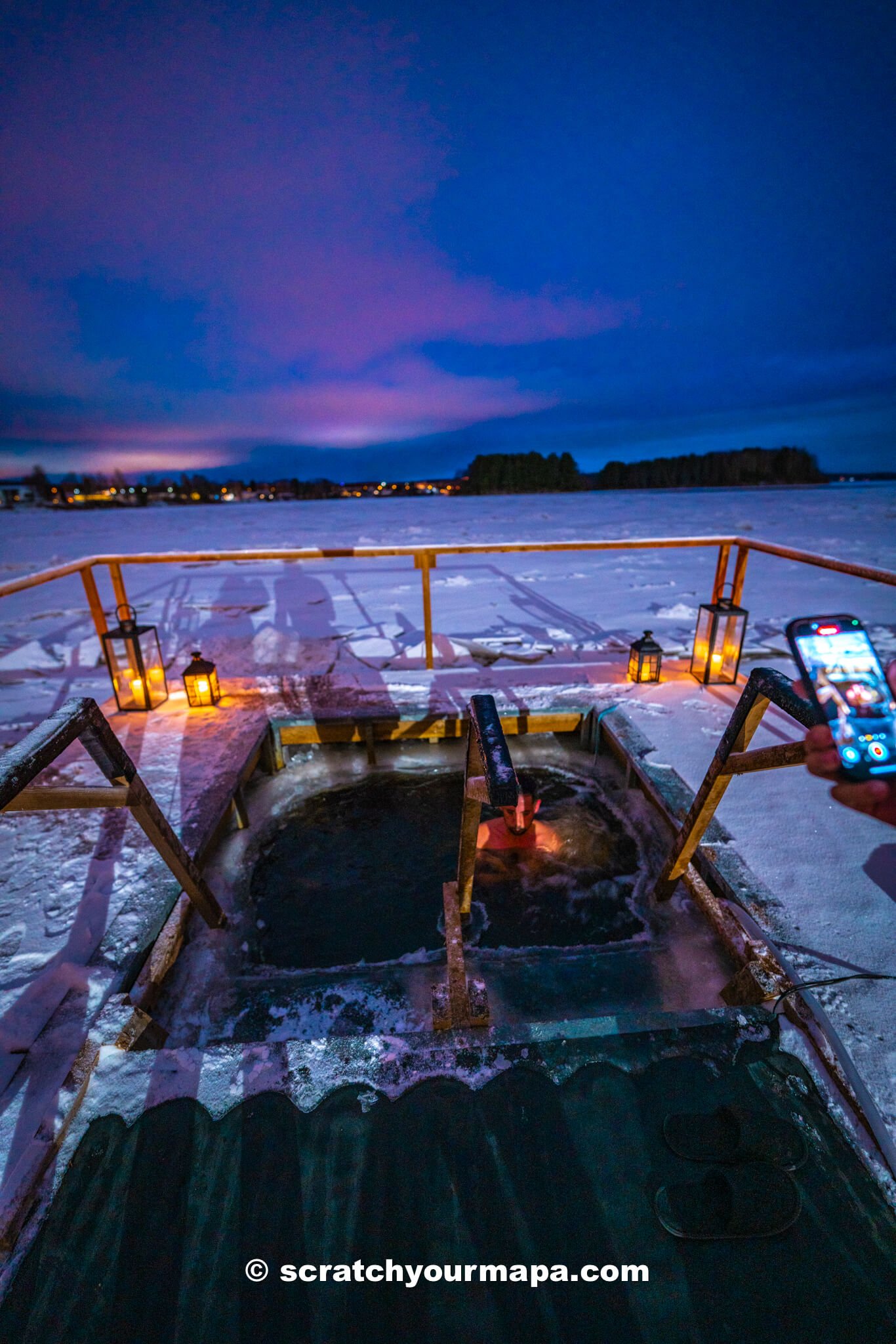 traditional Finnish sauna experience in Rovaniemi, Lapland