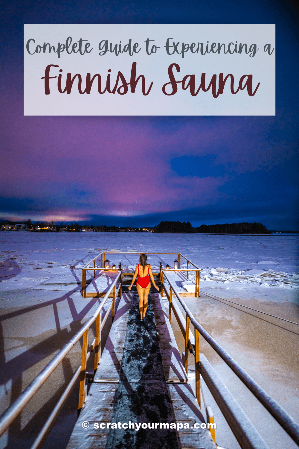 Traditional Finnish sauna experience in Rovaniemi, Lapland