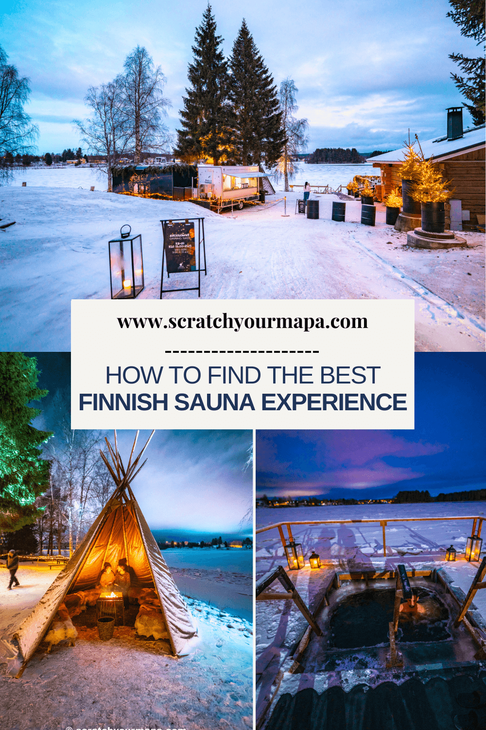 Traditional Finnish sauna experience in Rovaniemi, Lapland