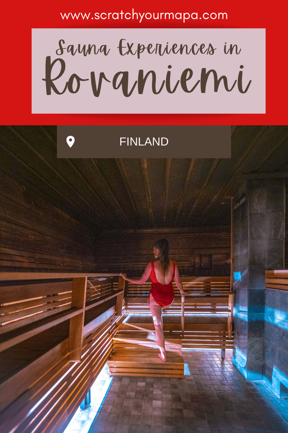 Traditional Finnish sauna experience in Rovaniemi, Lapland