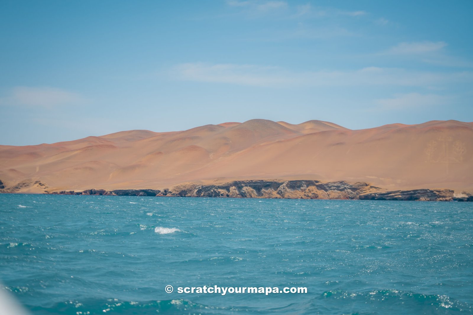 boat ride views on the Islas Ballestas Tour