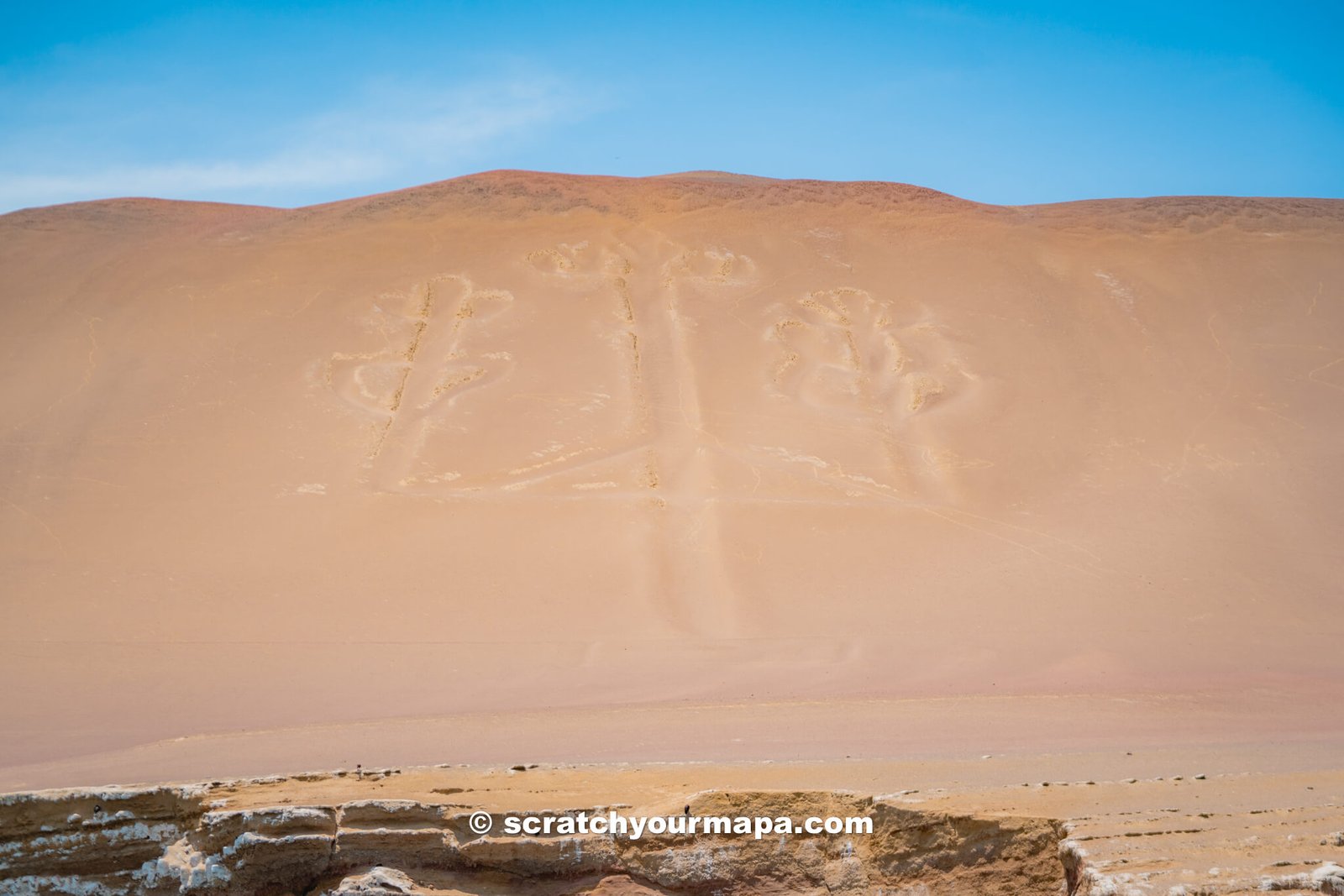 Candelabria in Paracas National Reserve, Peru