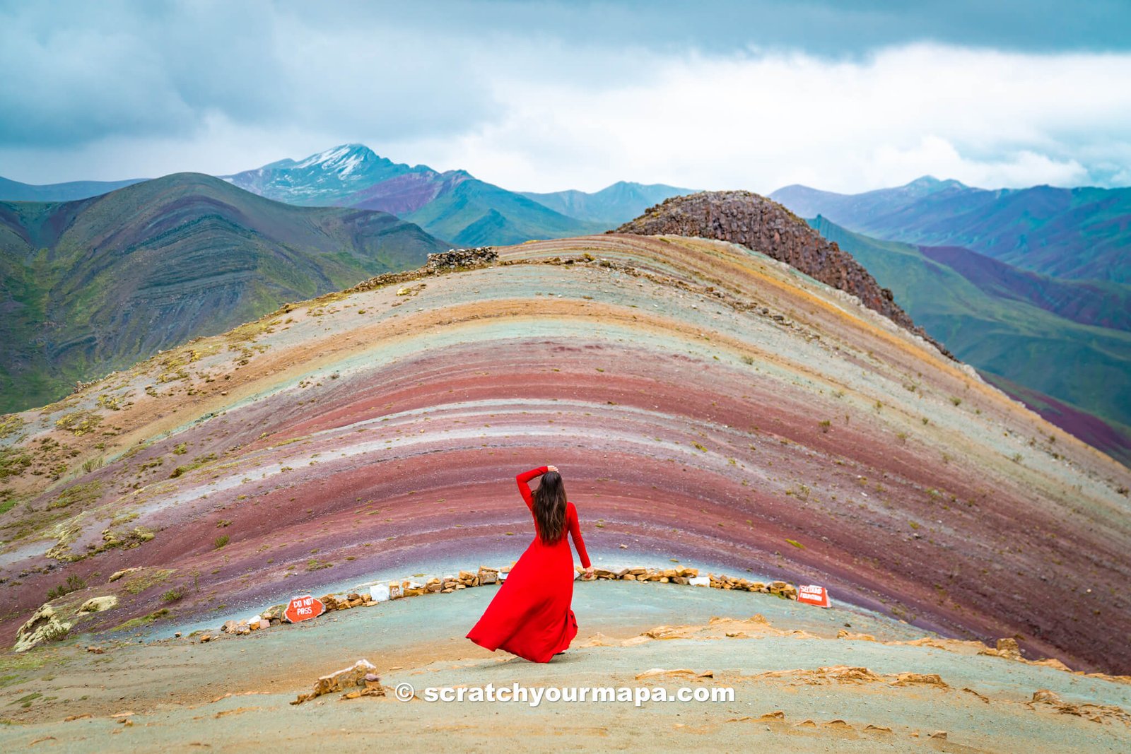 Palcoyo Rainbow Mountain in Cusco, Peru