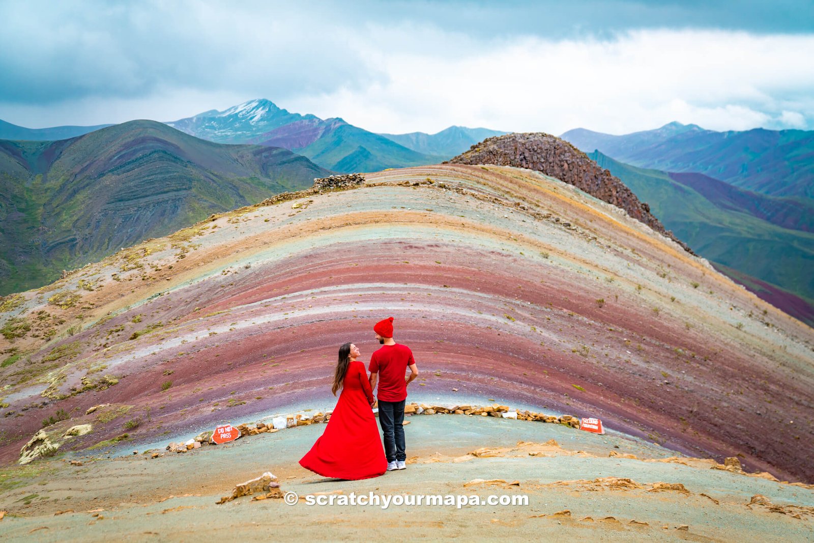 Palcoyo Rainbow Mountain in Cusco, Peru