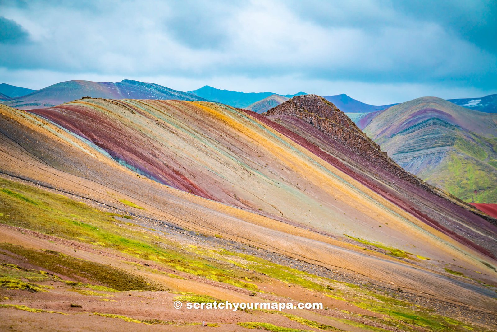 Palcoyo Rainbow Mountain in Cusco, Peru