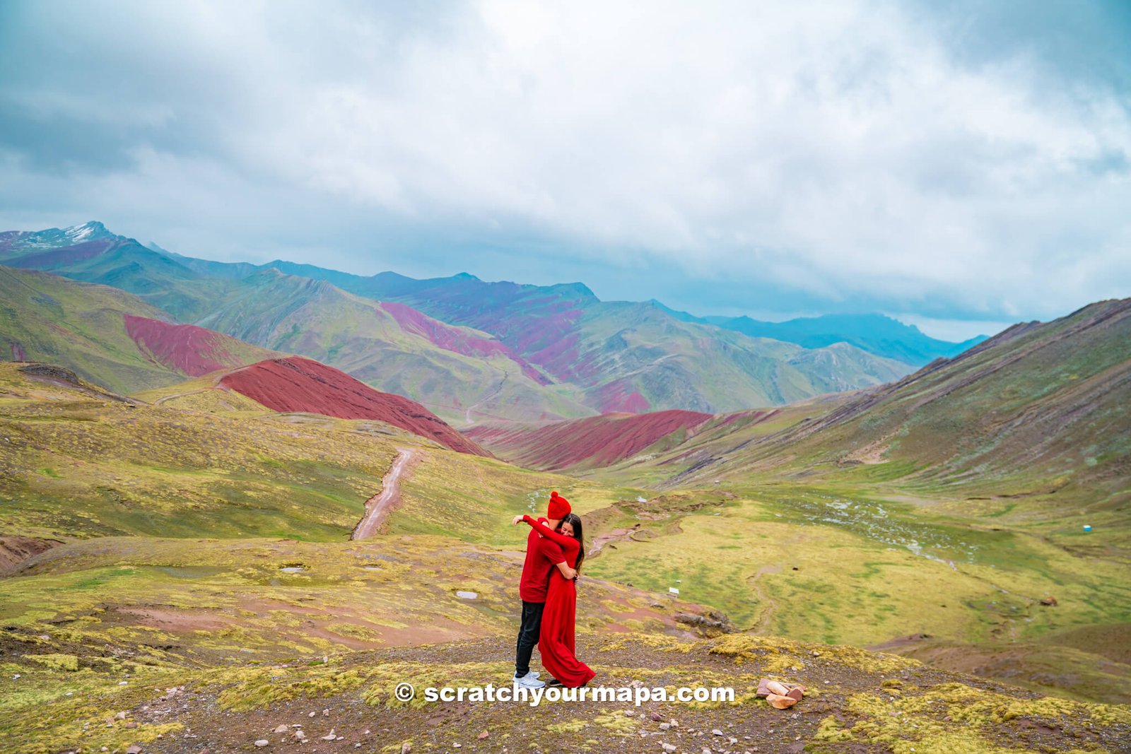 Palcoyo Rainbow Mountain in Cusco, Peru