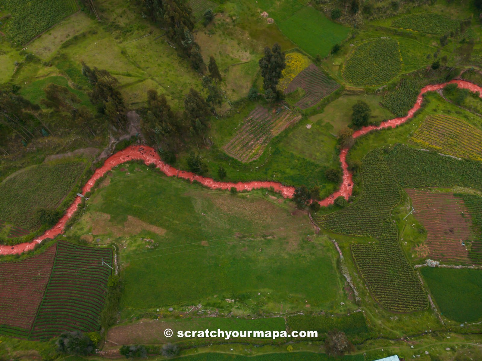 red river in Cusco