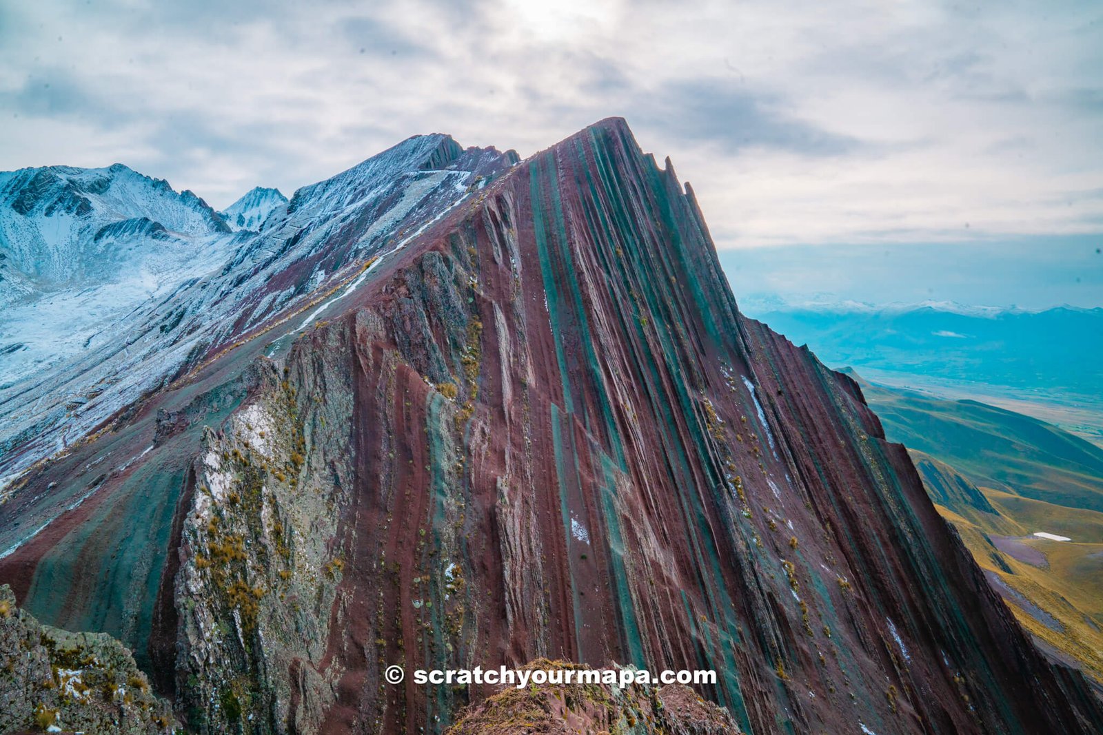 Rainbow mountains of Peru