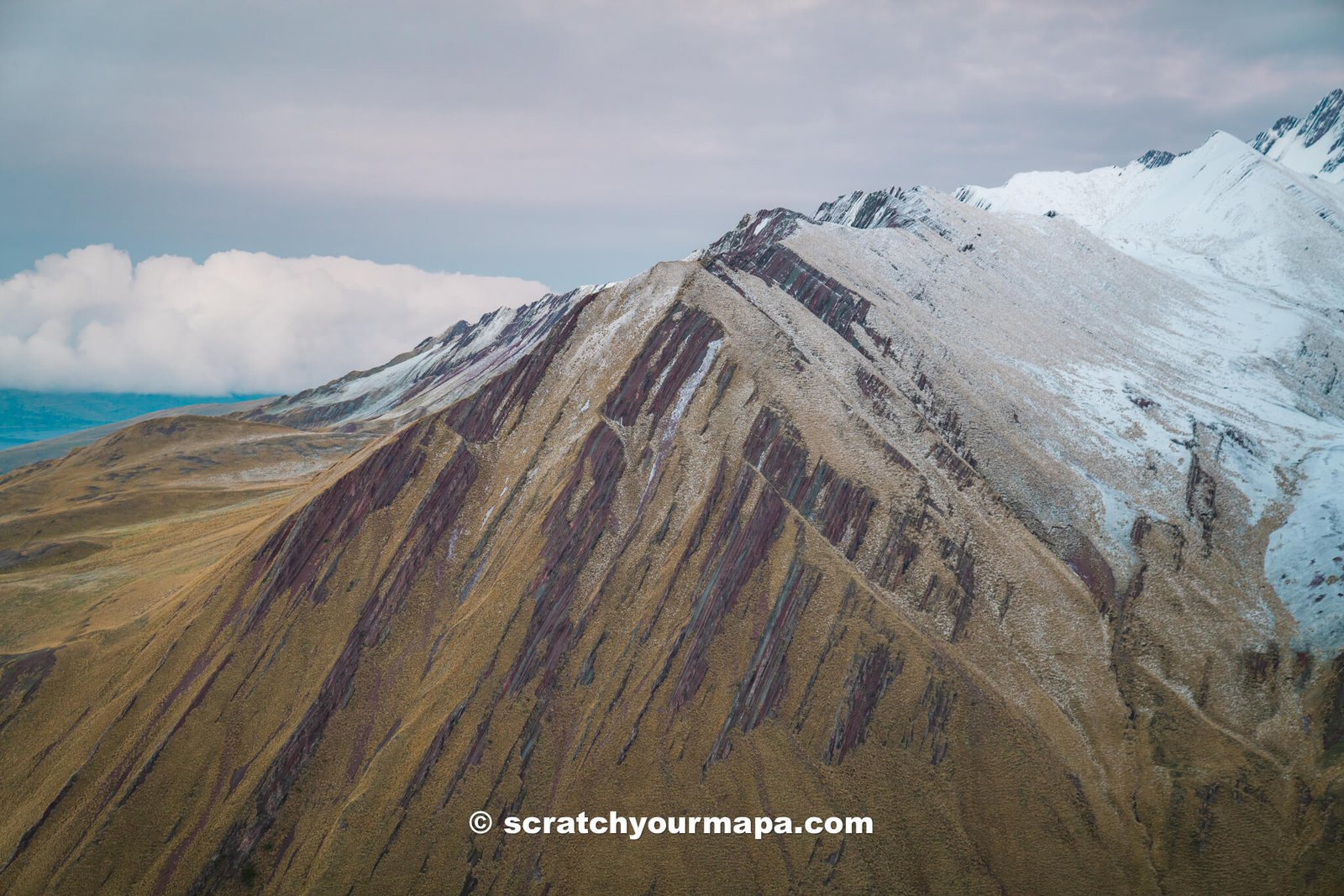 Pallay Punchu rainbow mountain - preventing altitude sickness in Peru