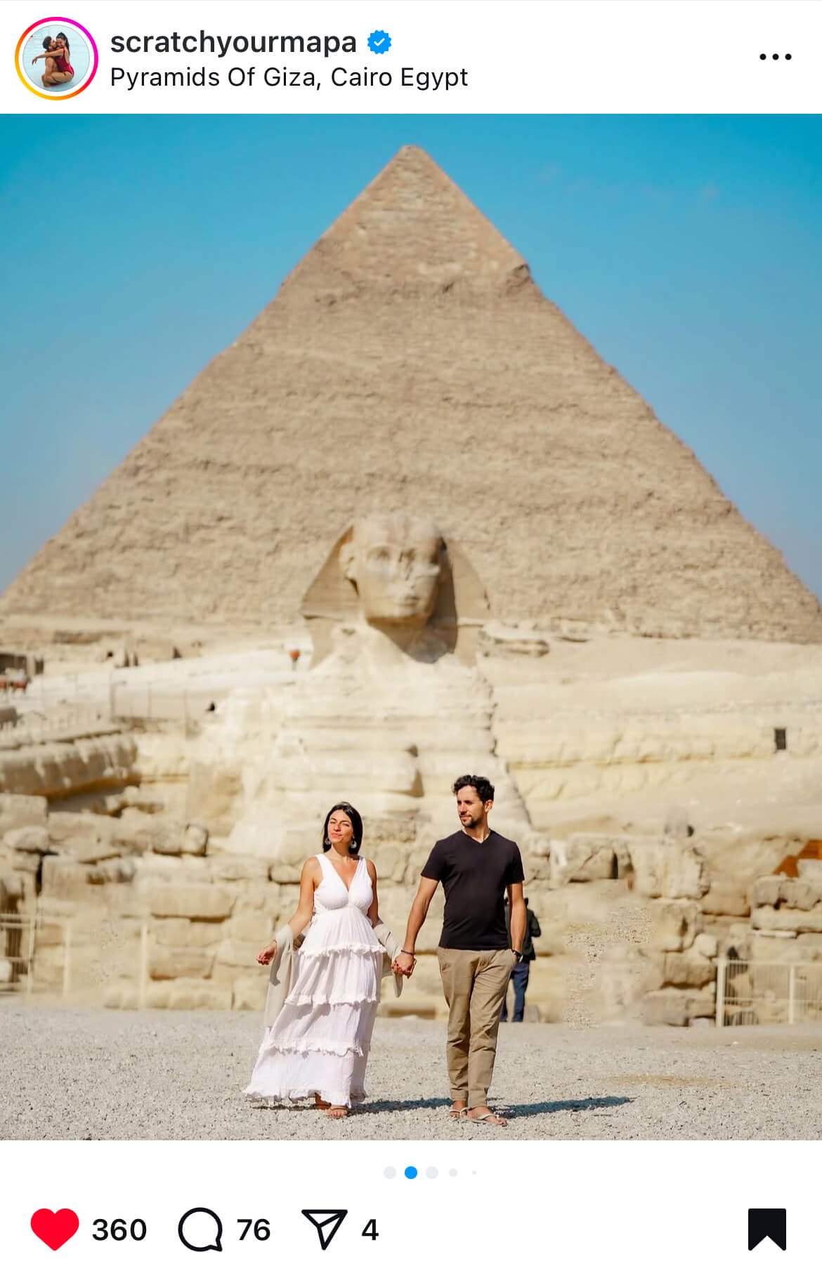 the best time to visit Egypt pins