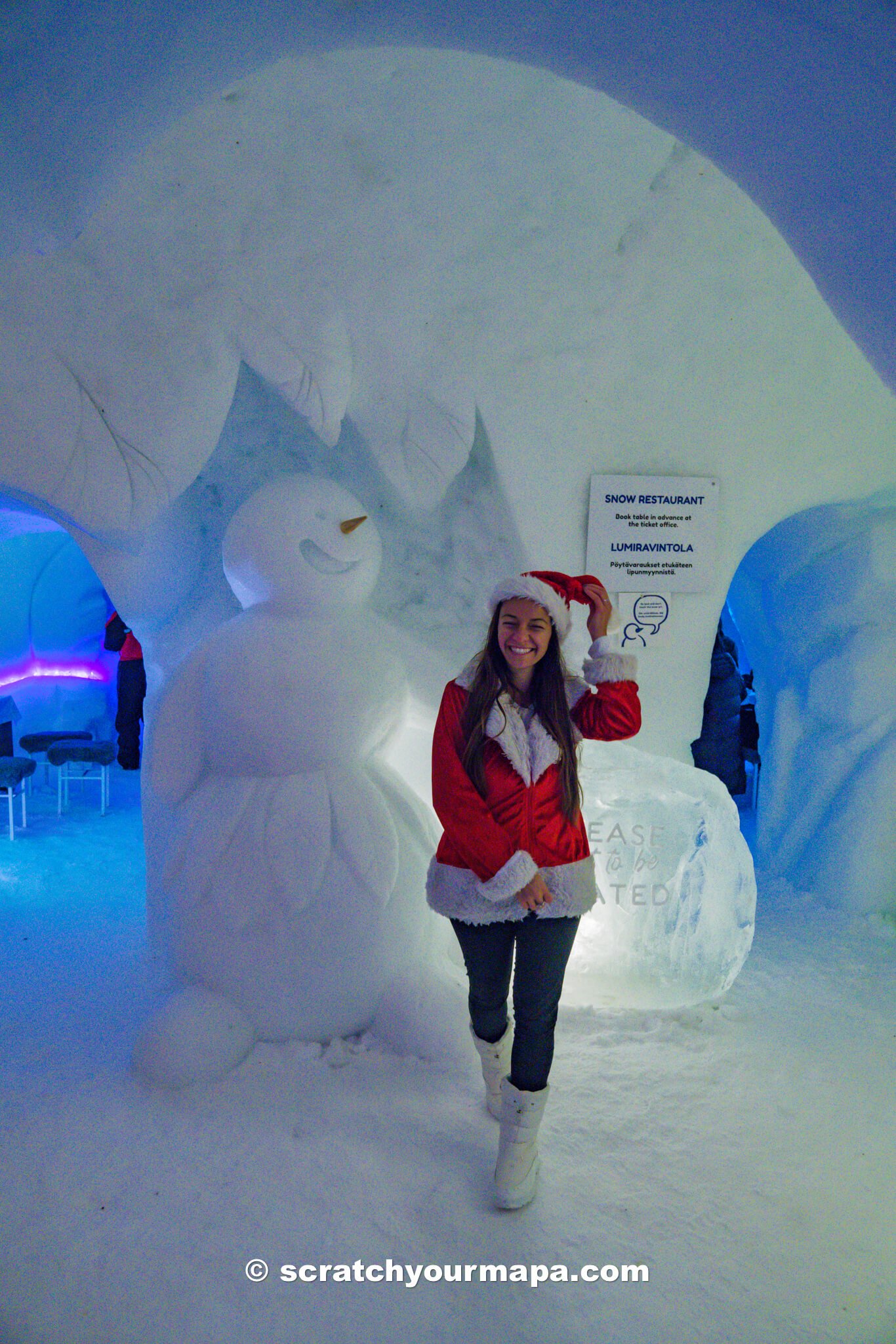 restaurant at Snowman World, Rovaniemi