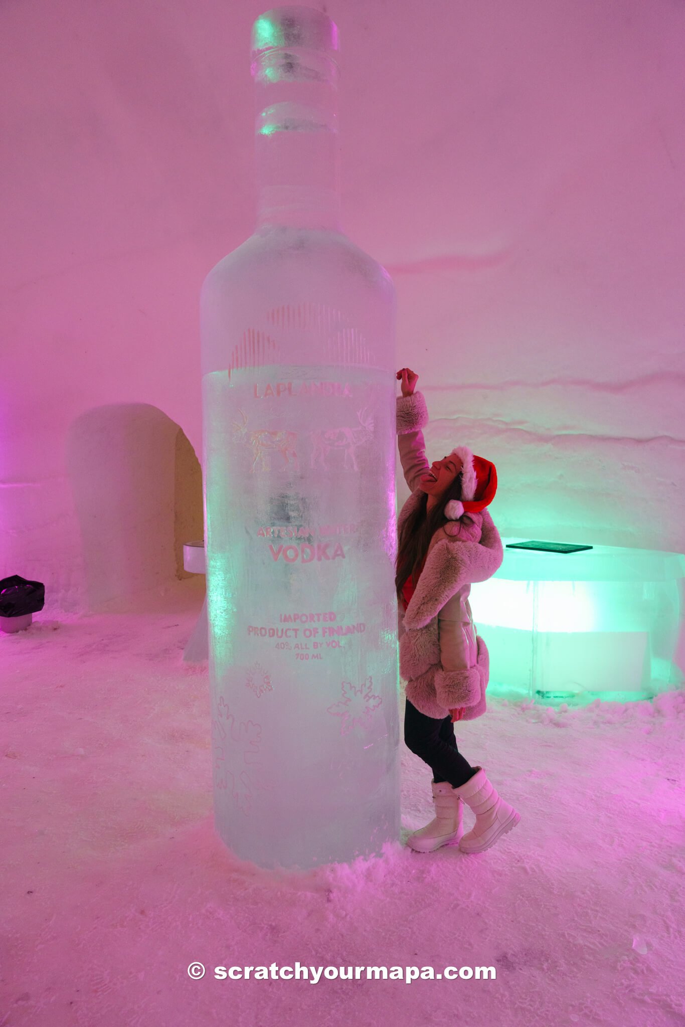 Ice Bar at Snowman World, Rovaniemi