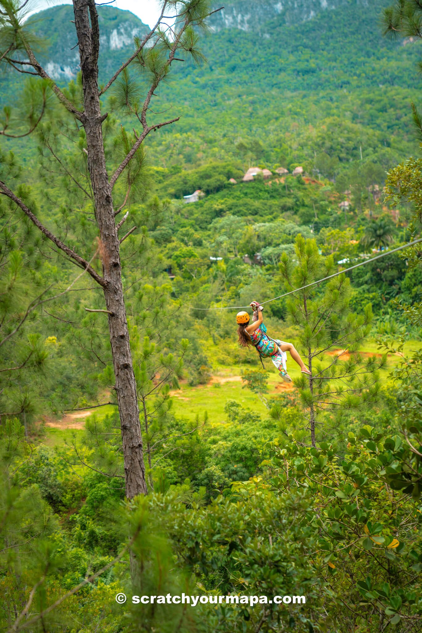 zip lining in Viñales