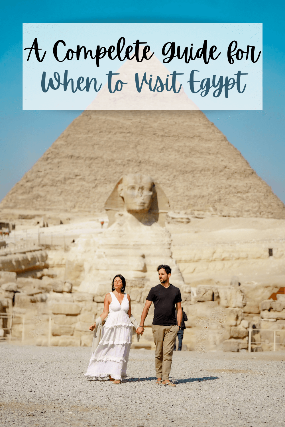 the best time to visit Egypt pins