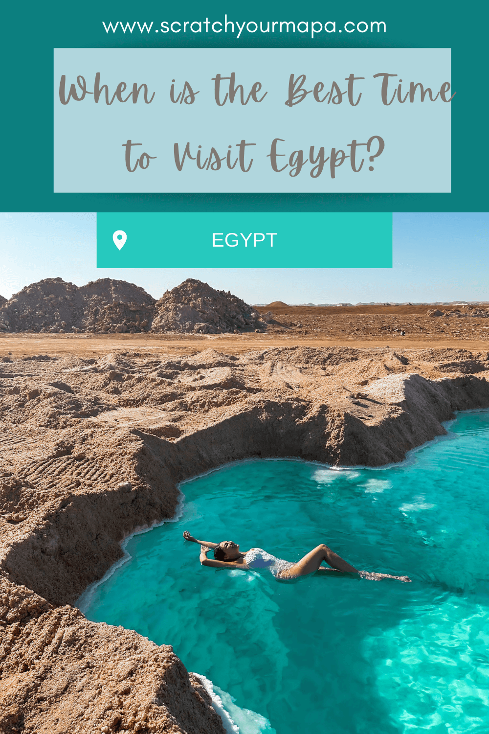 the best time to visit Egypt pins