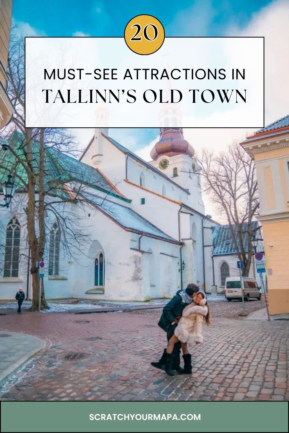 Tallinn's old town pin