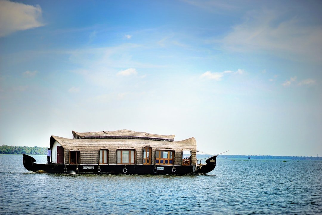 a boat on the water