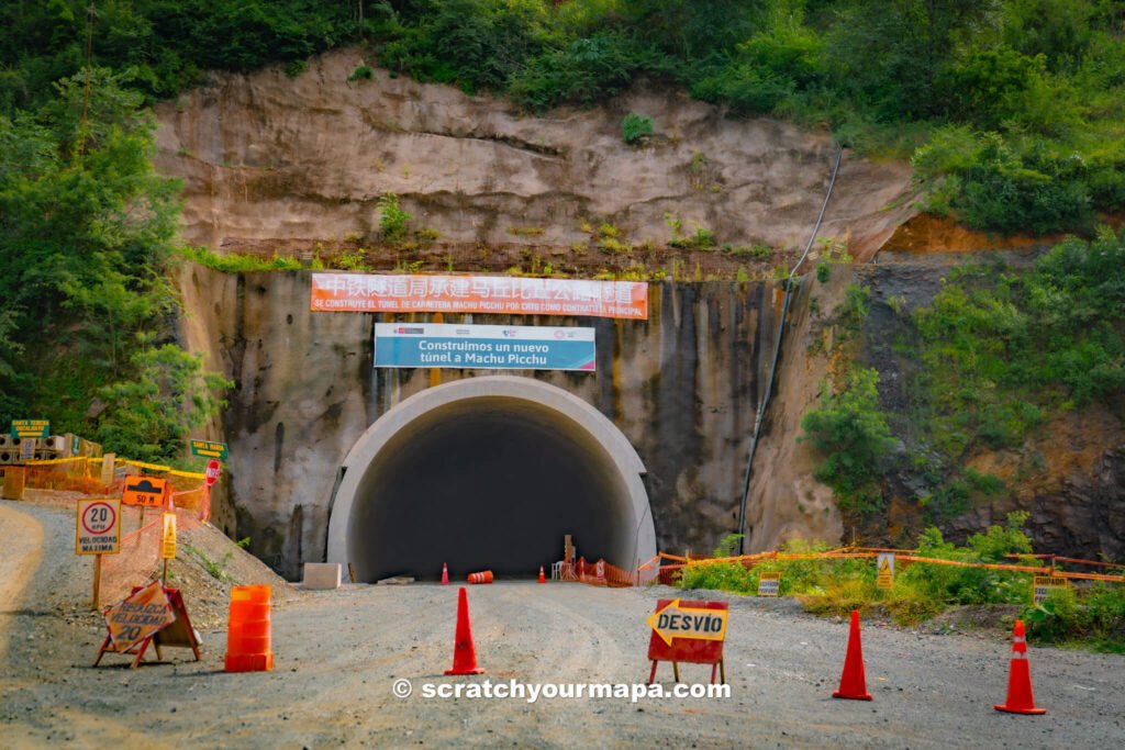 driving to Machu Picchu