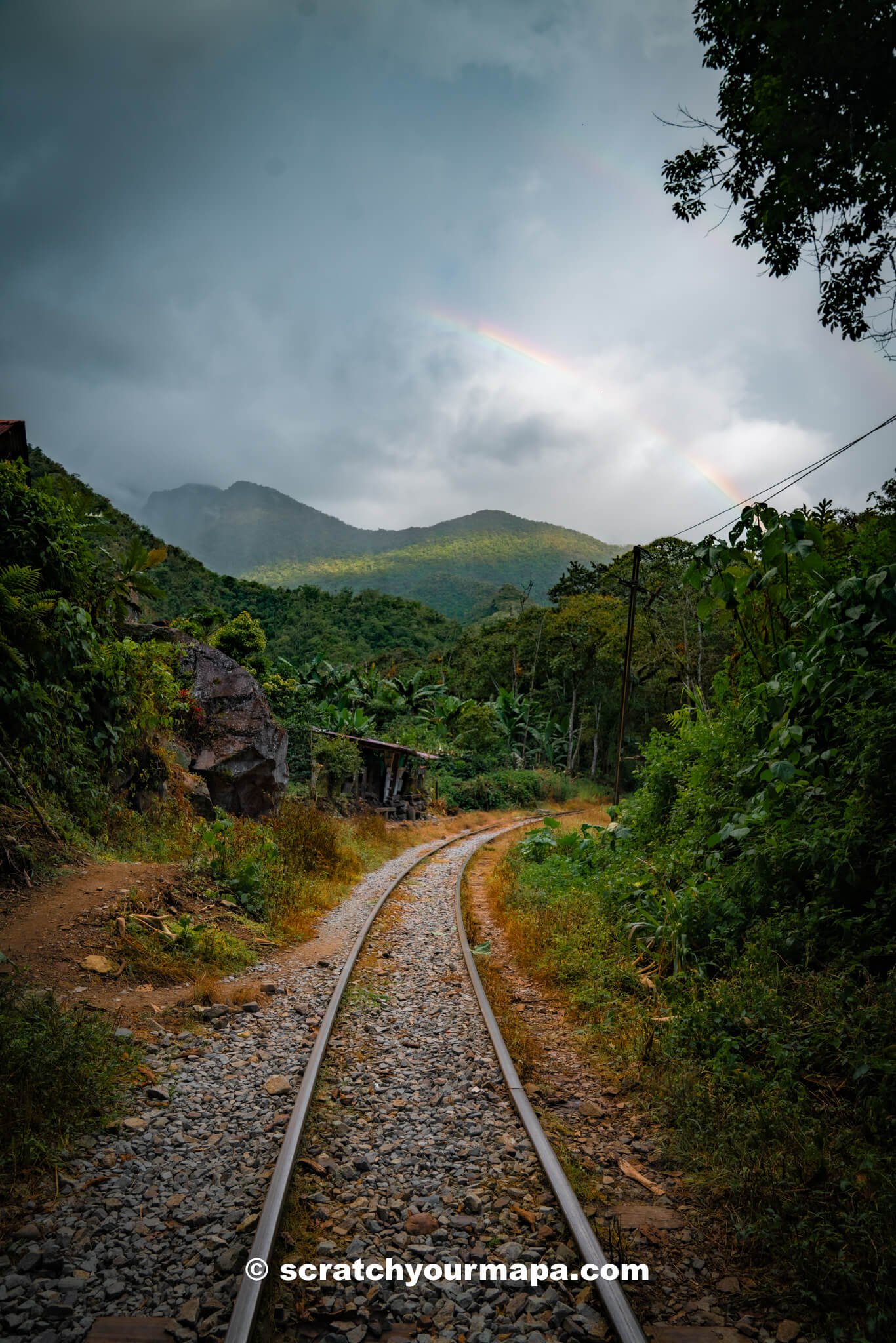 walking from hidroelectrica to Aguascalientes - one week in Cusco and the Sacred Valley