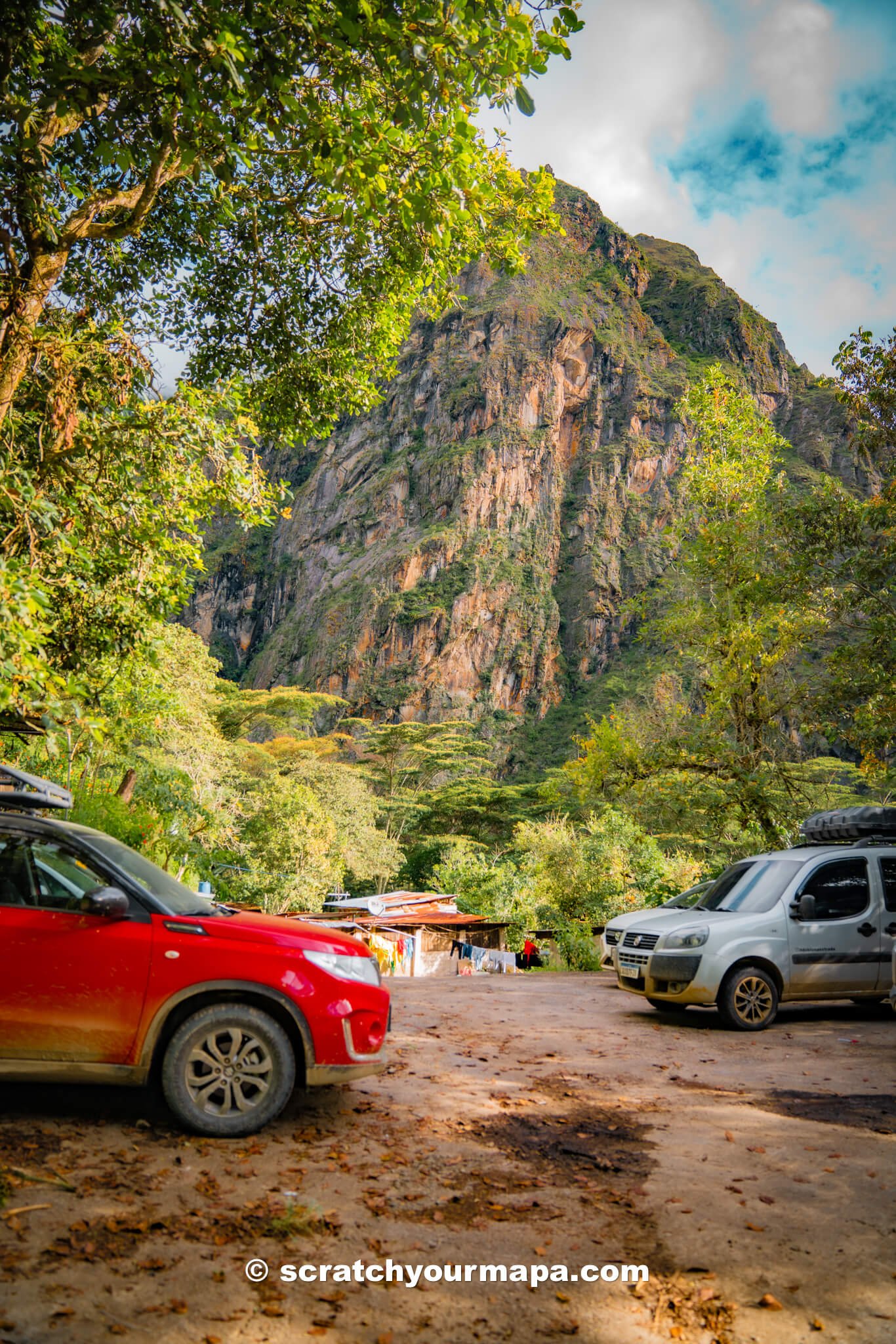 parking at Hidroelectrica - how to drive to Machu Picchu from Cusco