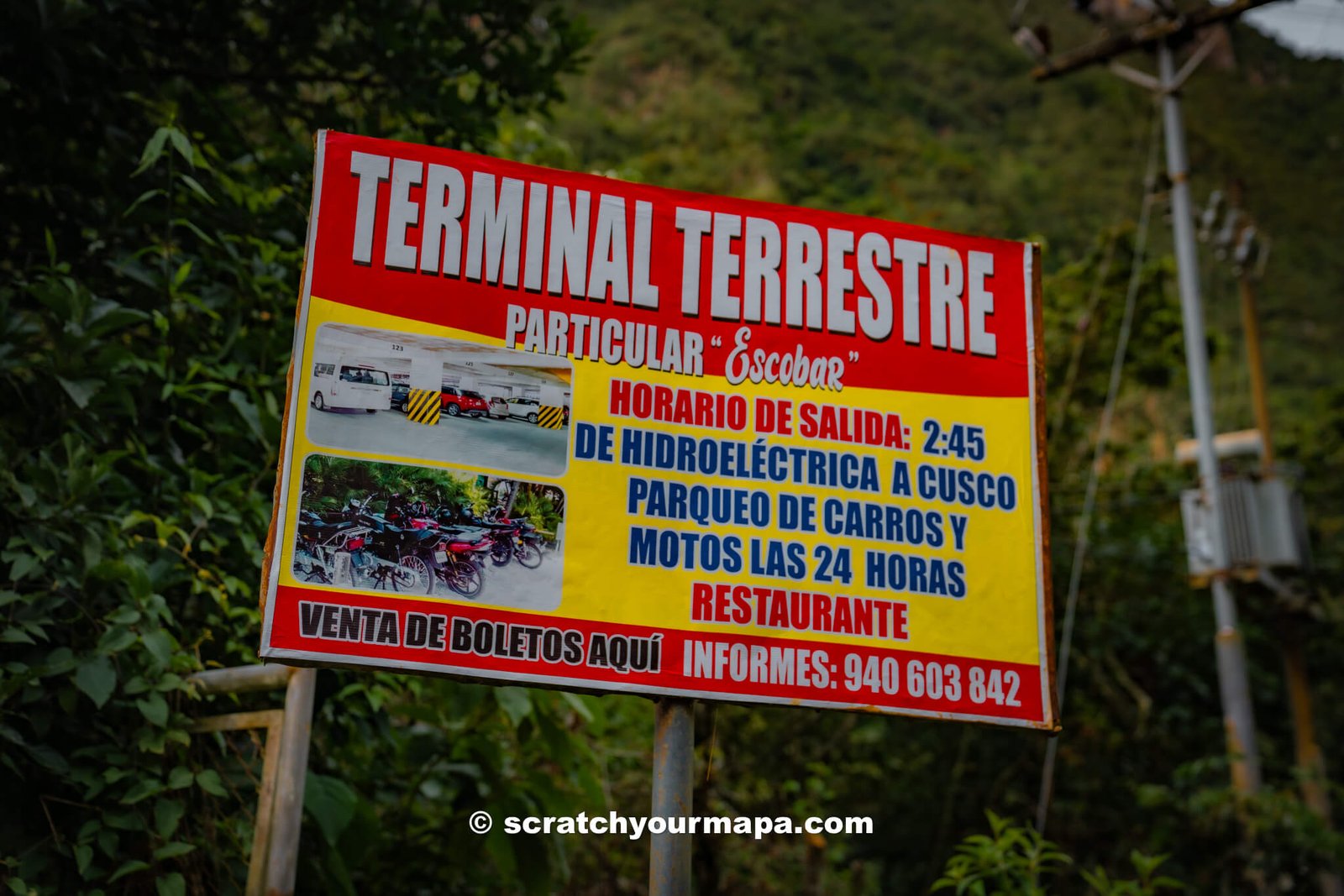 Terminal Terrestre - where to park for the hidroelectrica