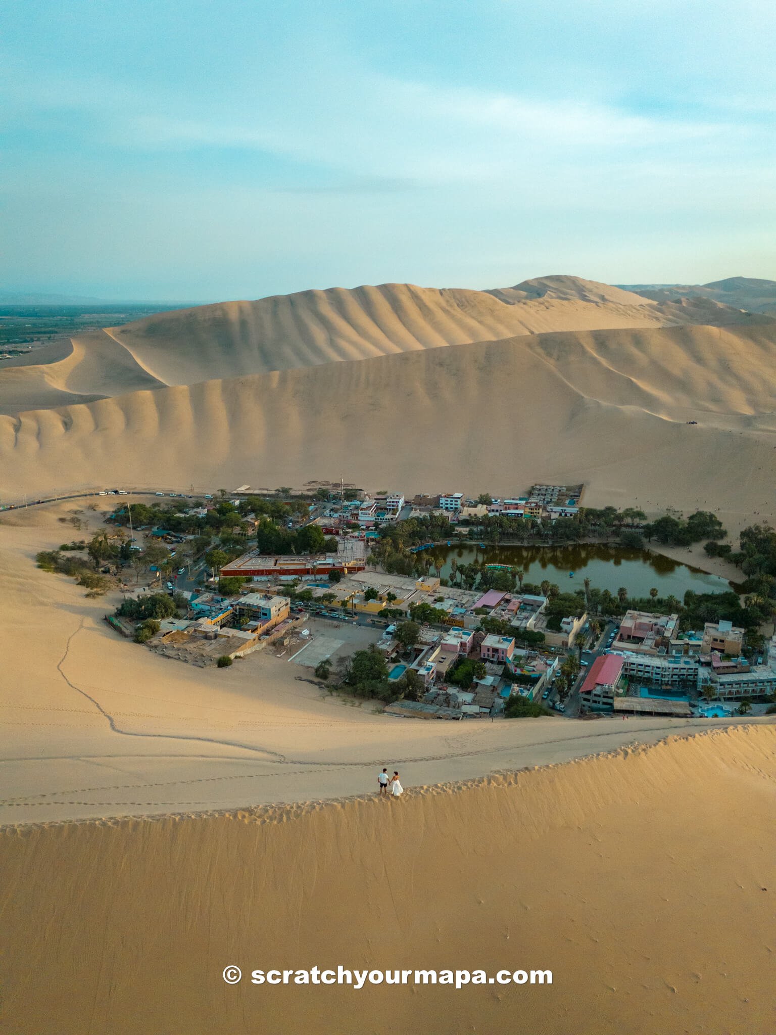 Huacachina - road trip from Lima - renting a car in Peru
