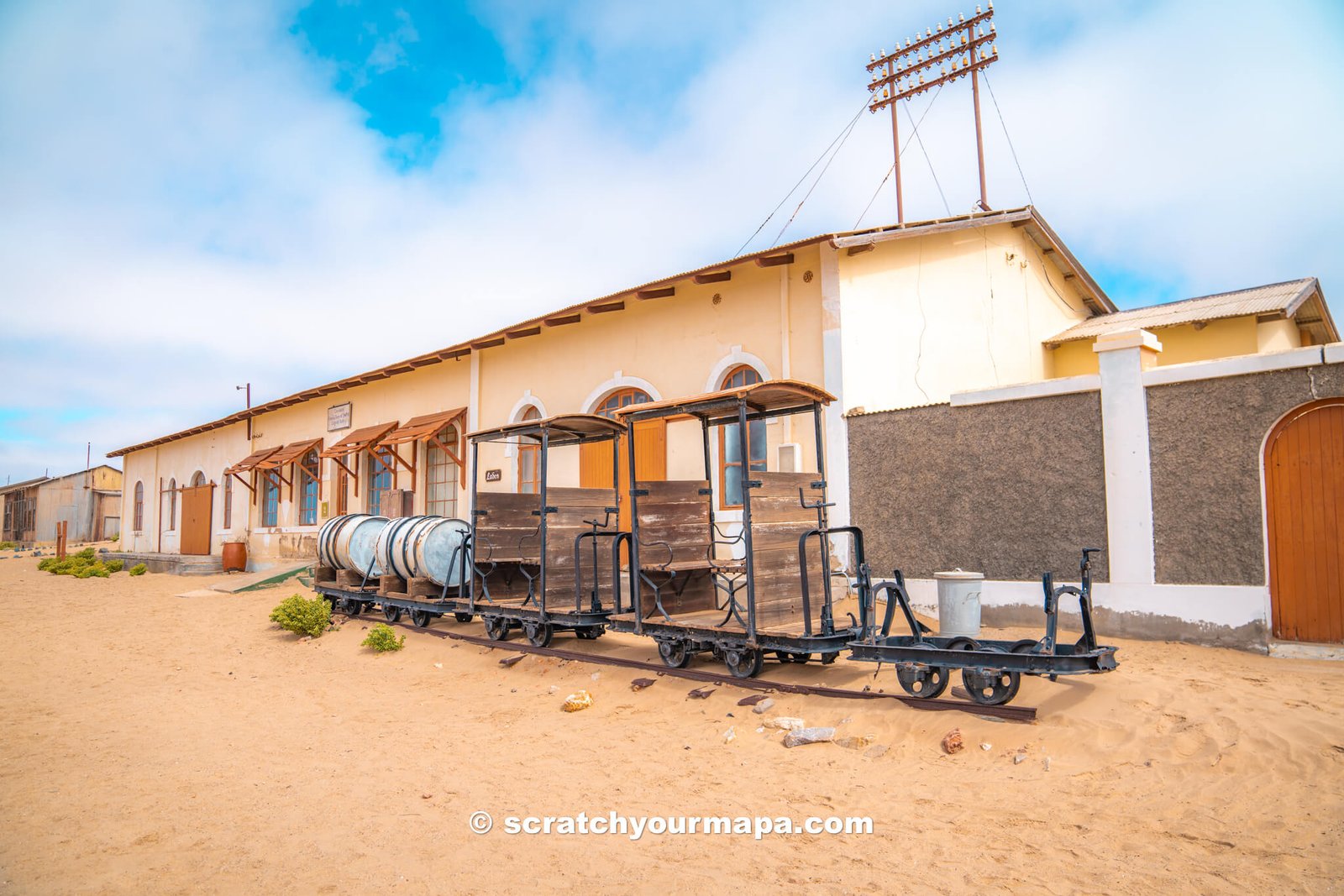 Kolmanskop ghost town - one of the best places to visit in Namibia