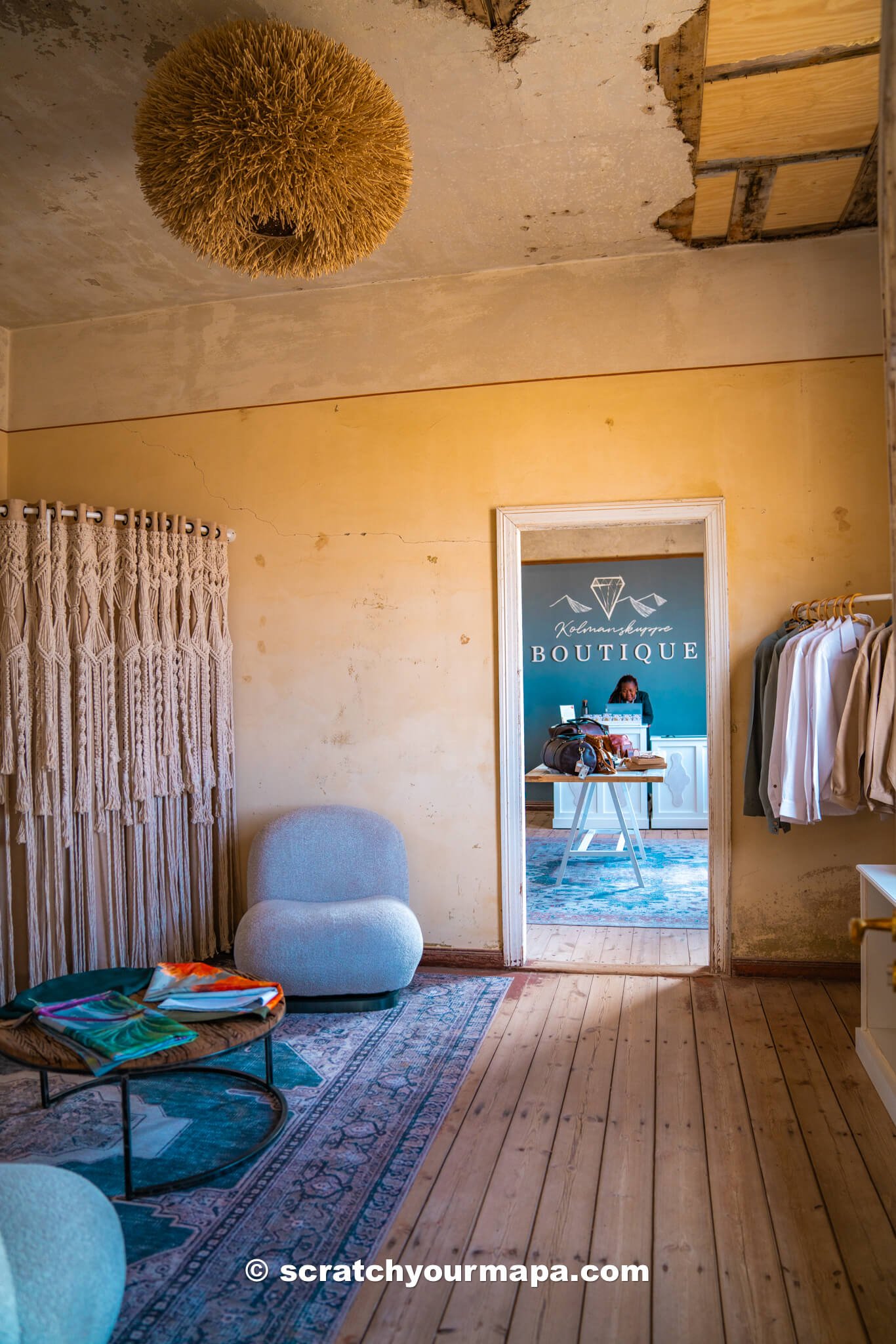 boutique shop at Kolmanskop ghost town, Namibia