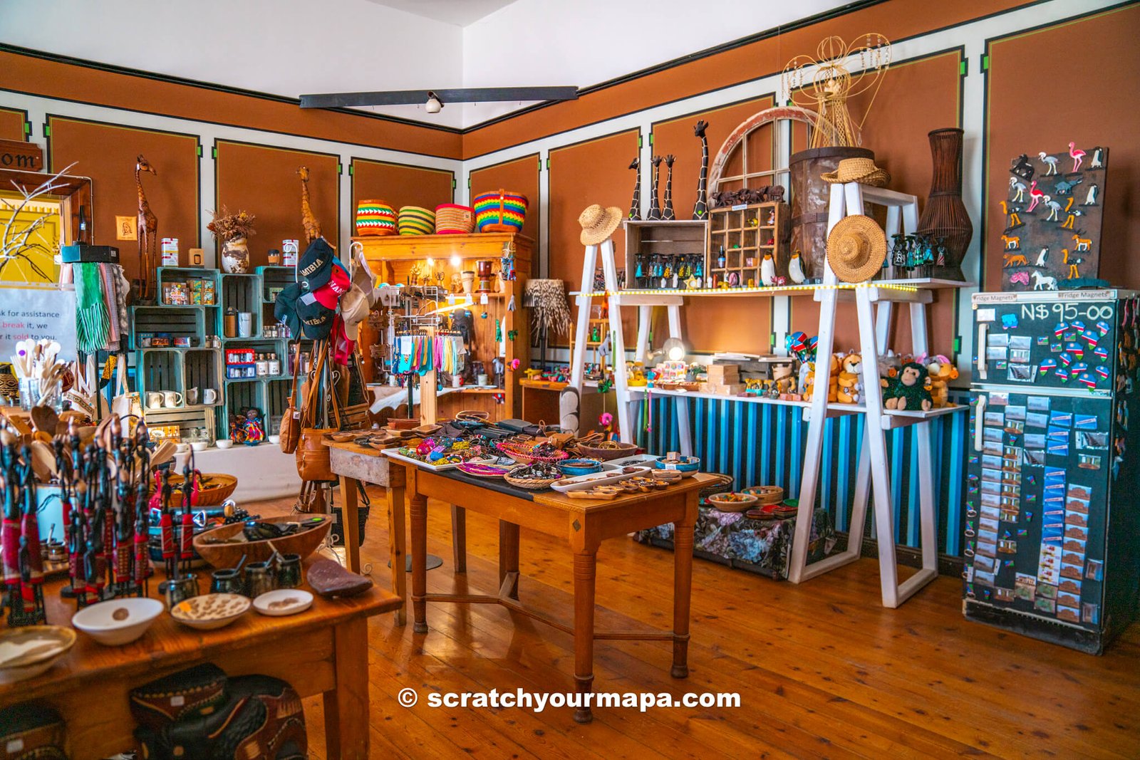 souvenir shop at Kolmanskop, Namibia