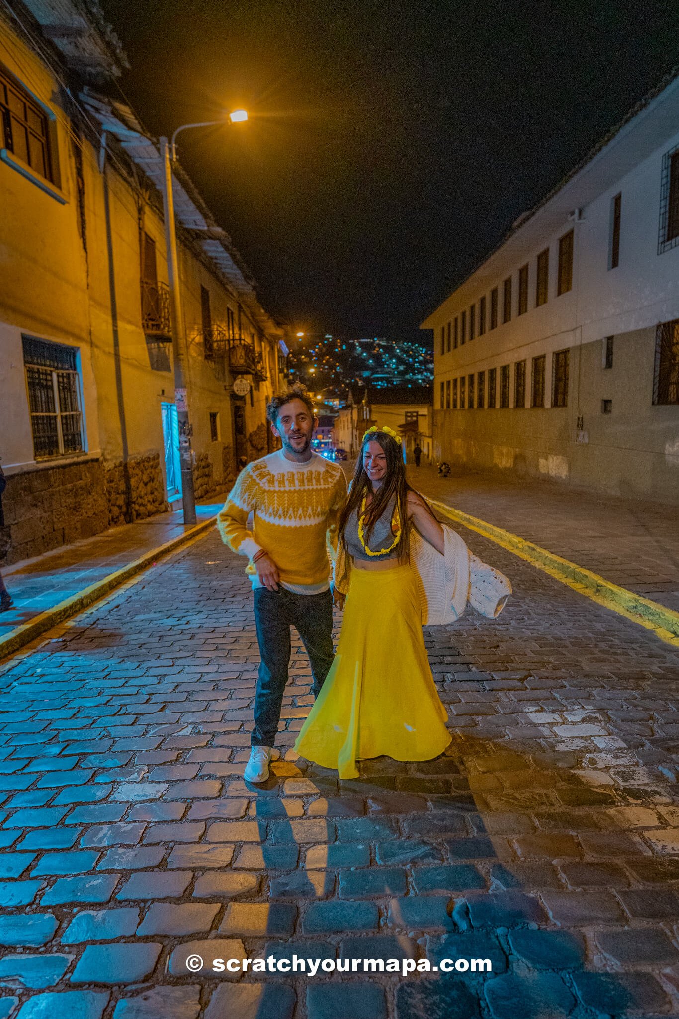 celebrating New Year's Even in Cusco, Peru