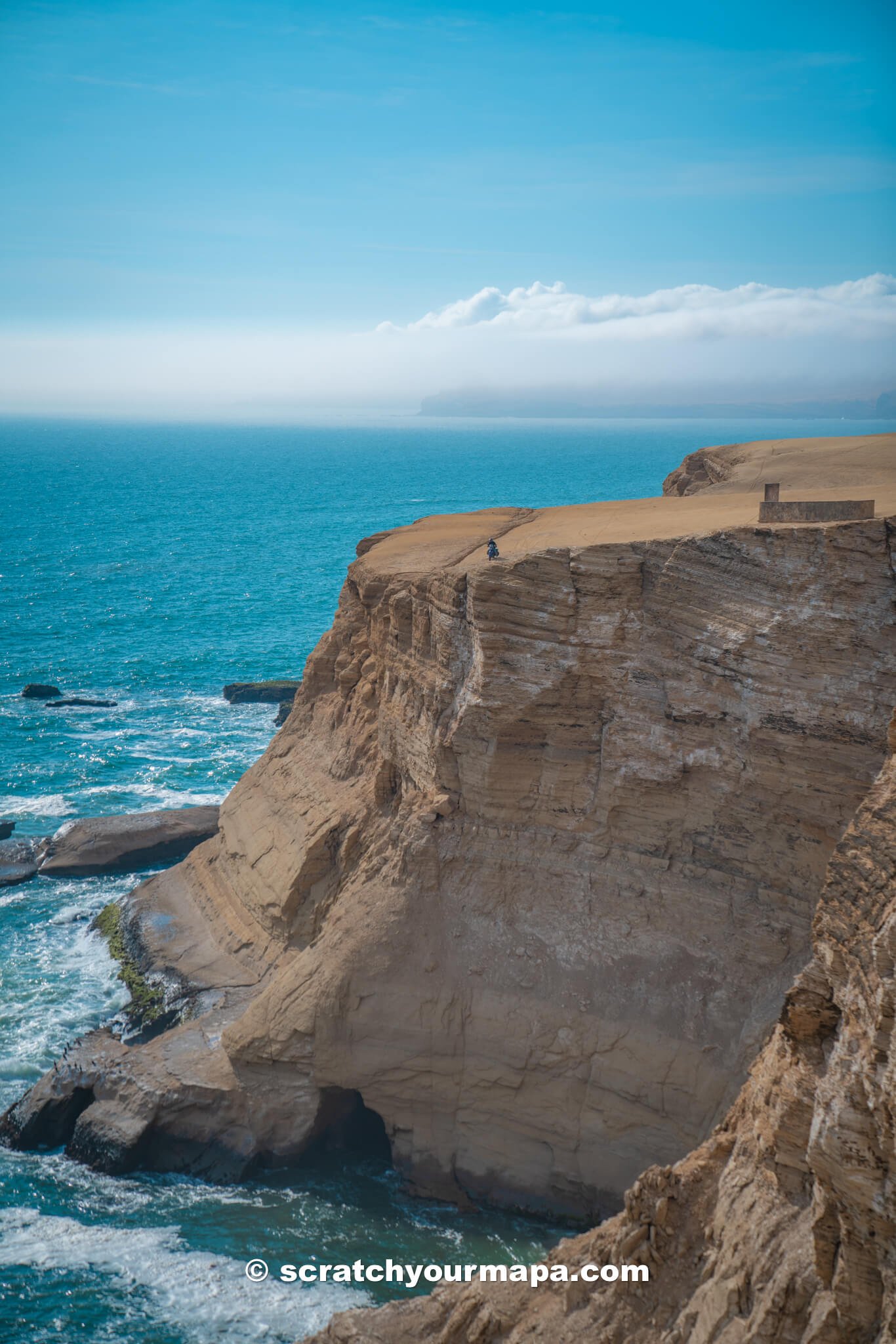 El Catedral viewpoint in paracas National Reserve, Peru