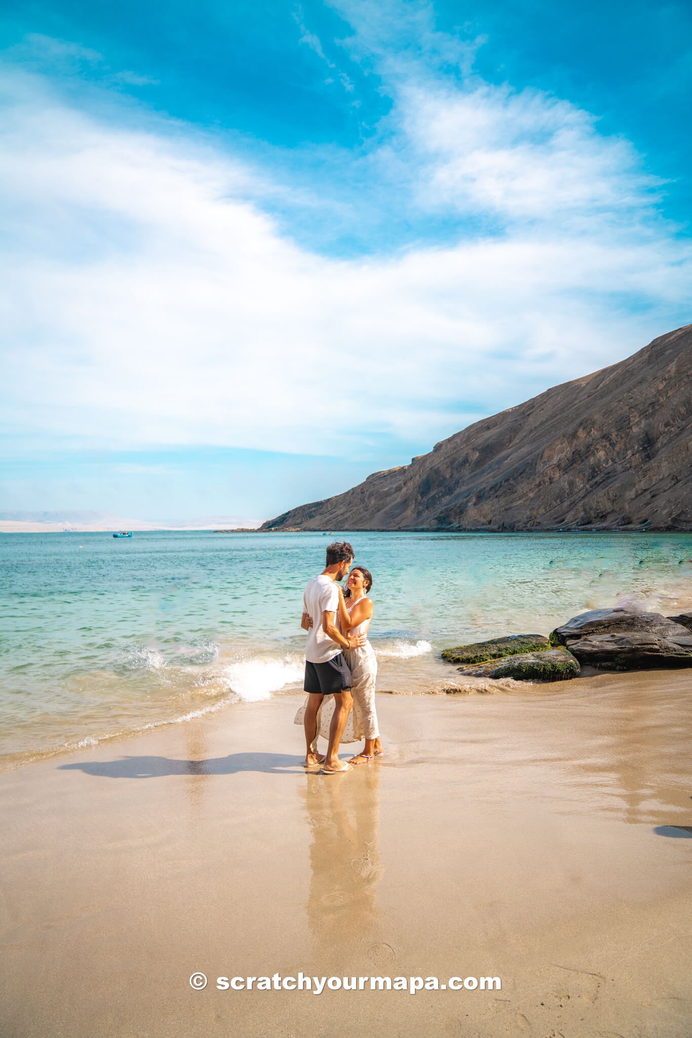 Playa la Mina in Paracas National Reserve, Peru