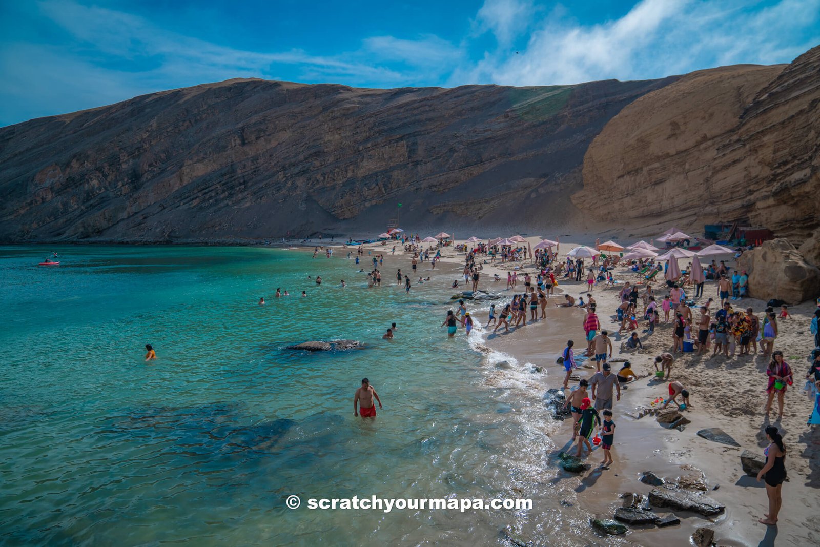 Playa la Mina in Paracas National Reserve, Peru