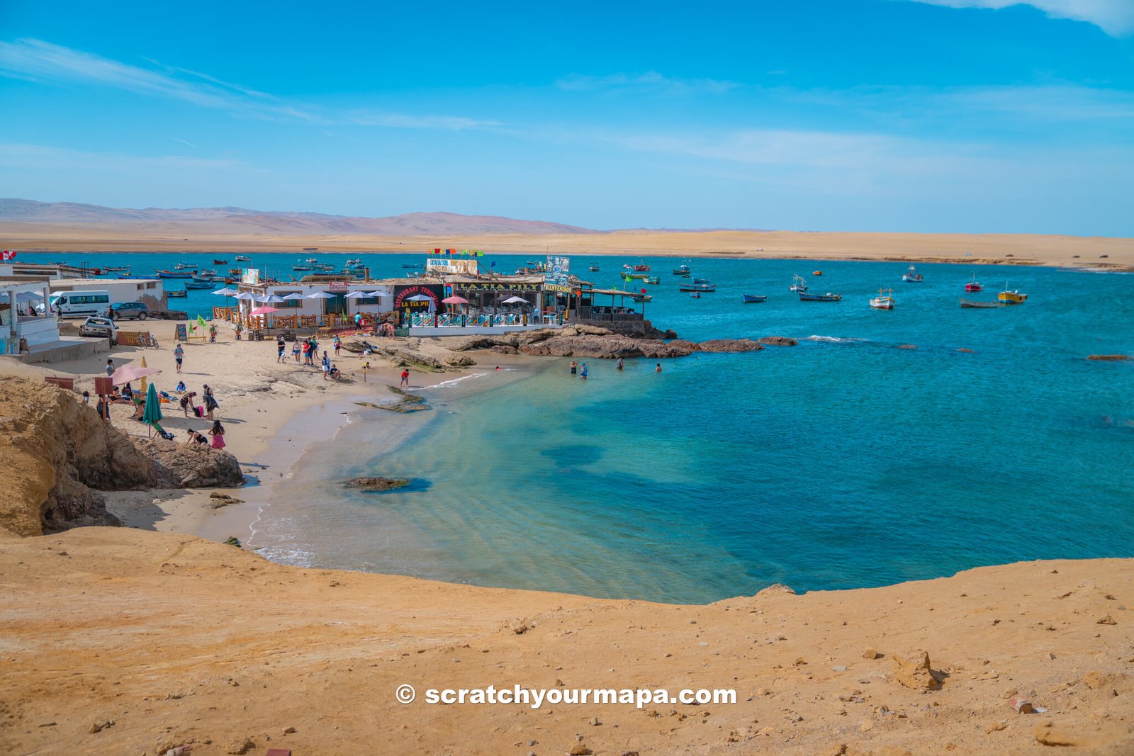 Lagunillas Beach in Paracas National Reserve, Peru