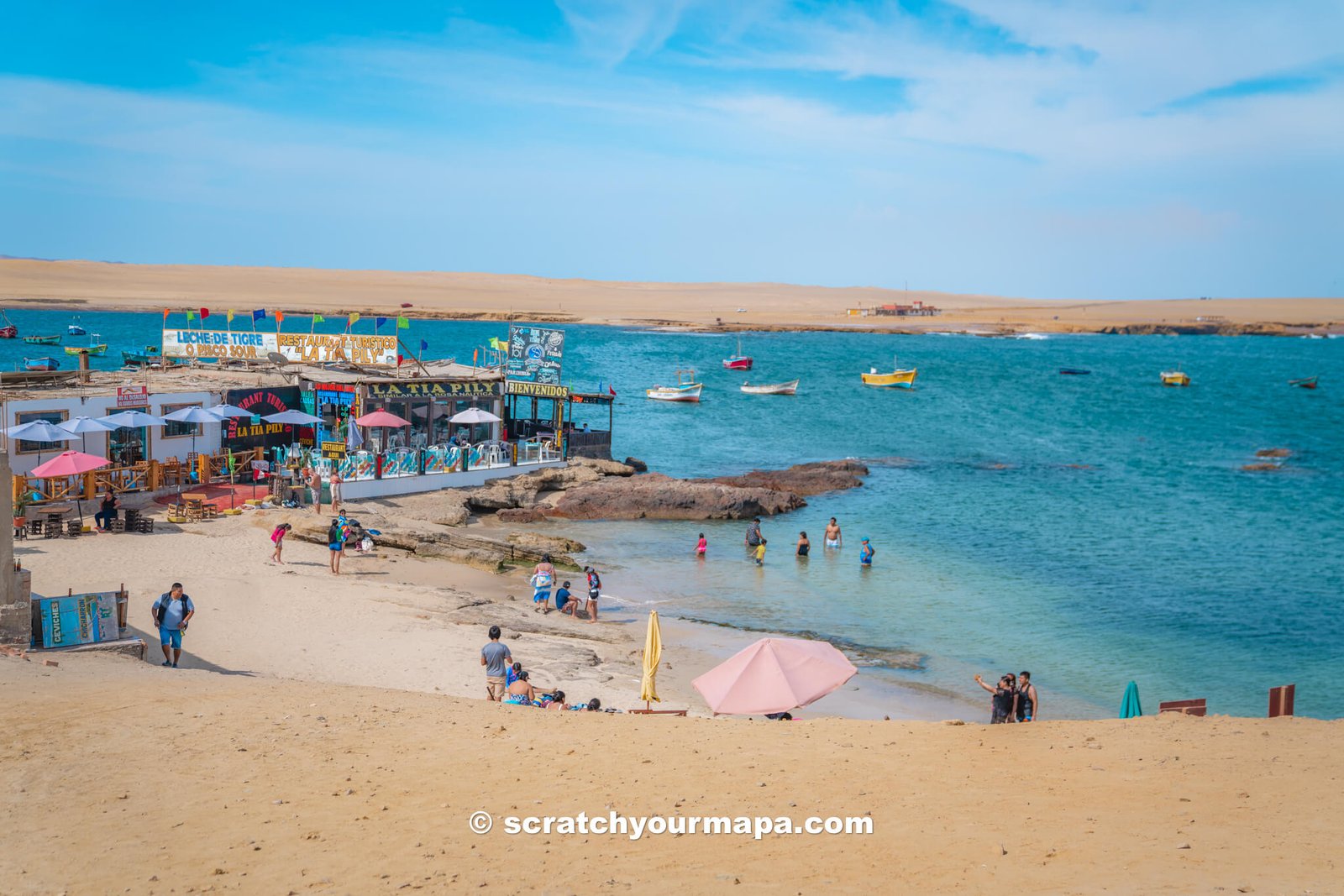 Lagunillas Beach in Paracas National Reserve, Peru