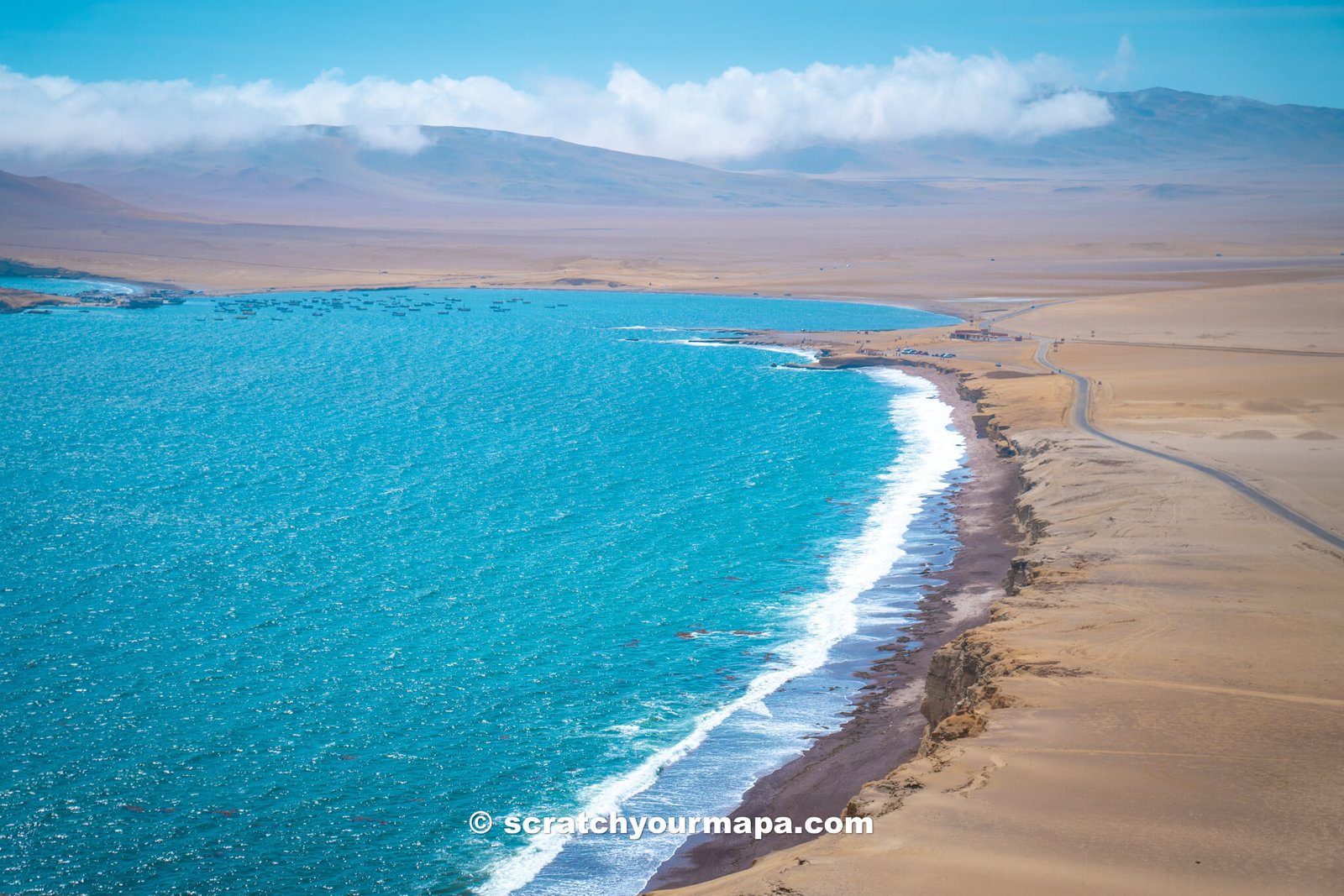 Mirador Istmo at Paracas National Reserve in Paracas, Peru