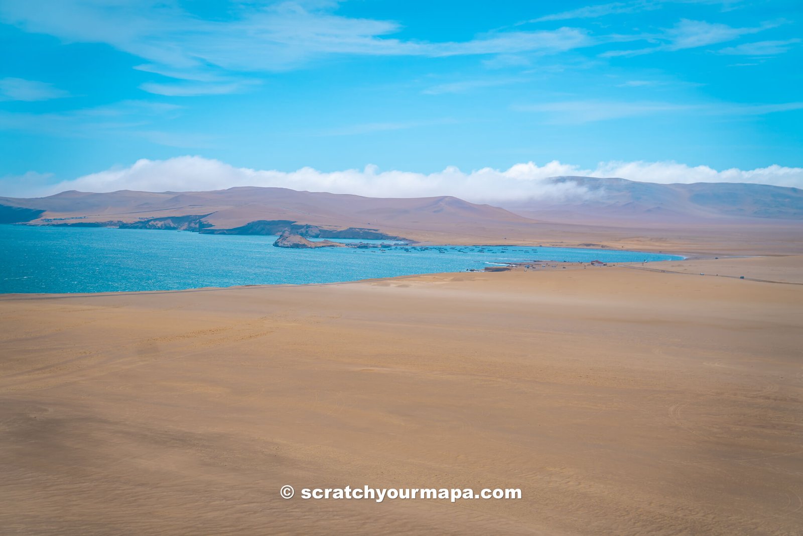 Mirador Istmo at Paracas National Reserve in Paracas, Peru