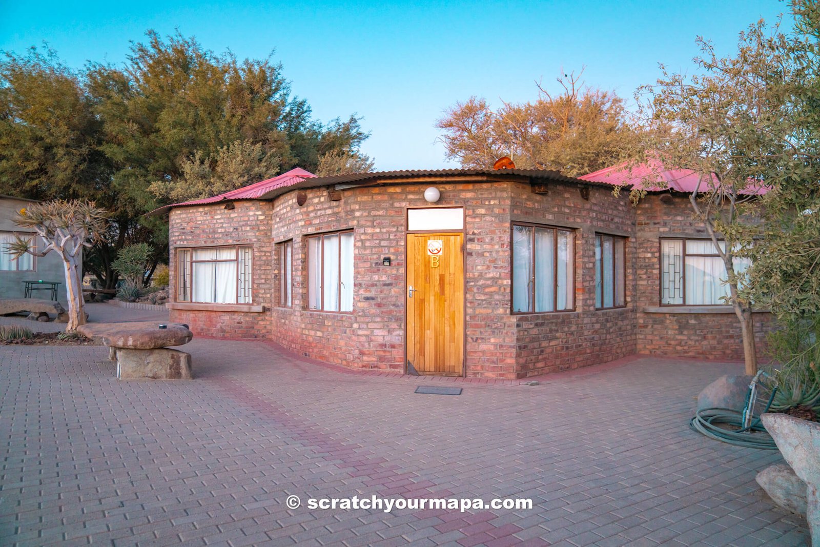 Bathrooms at Quiver Tree Forest in Namibia