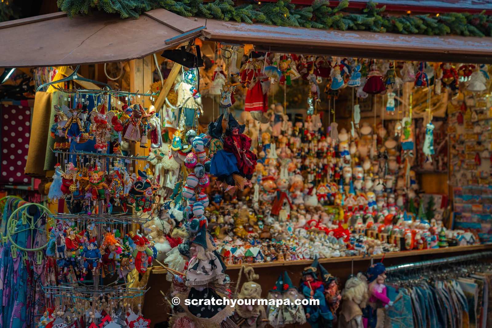 Christmas market in Tallinn in winter