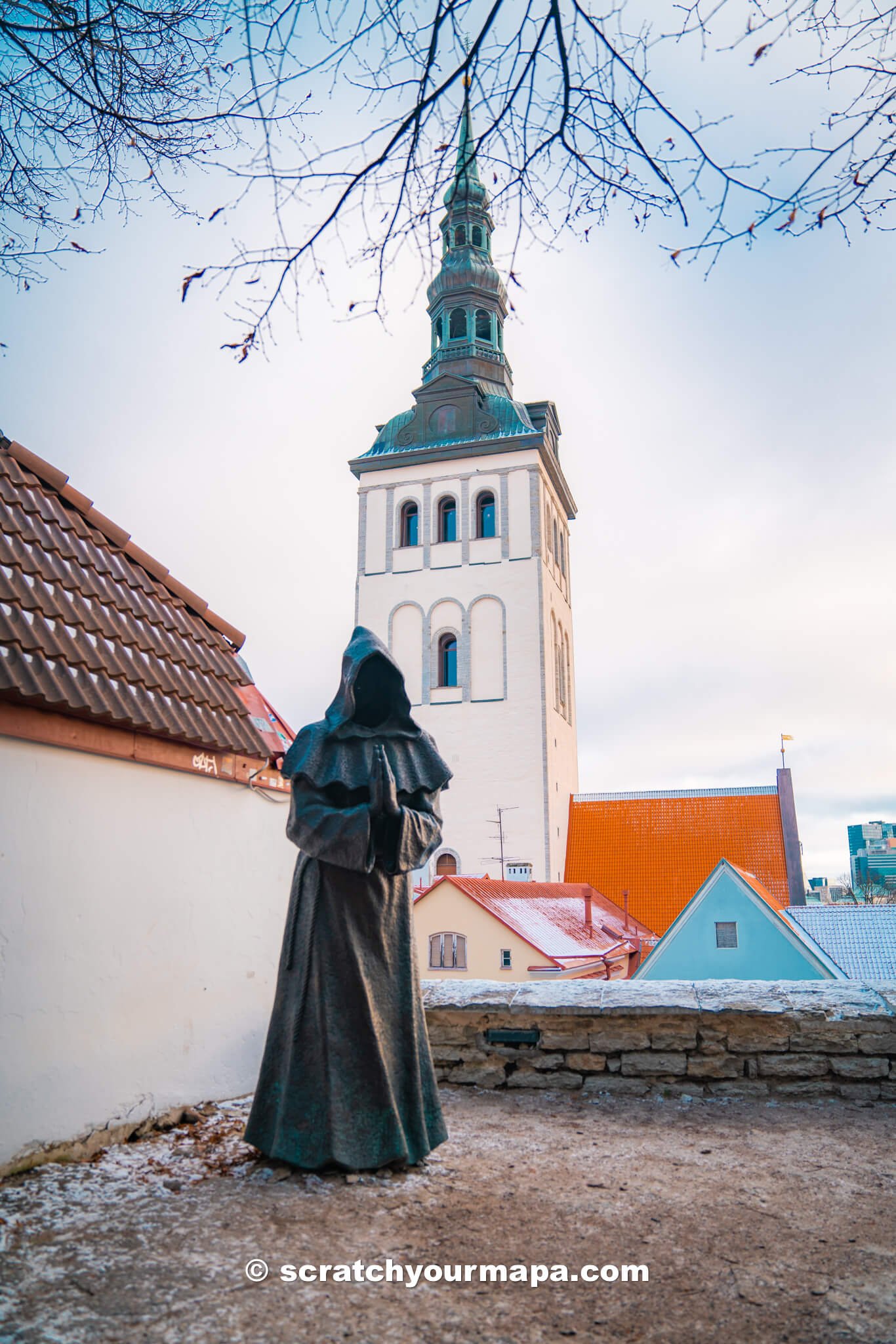 Maiden Tower Museum-Café courtyard in Tallinn's old town