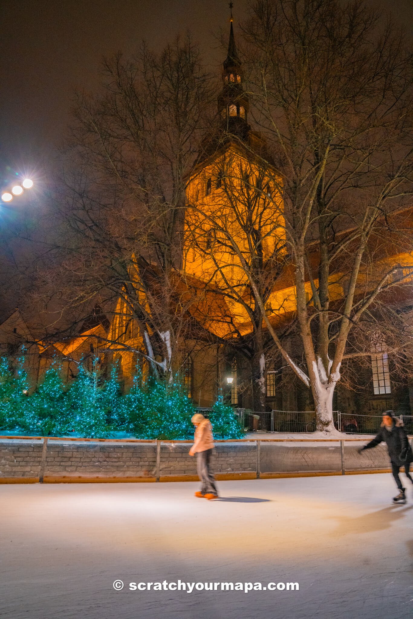 ice skating in Tallinn - things to do in the old town in Tallinn