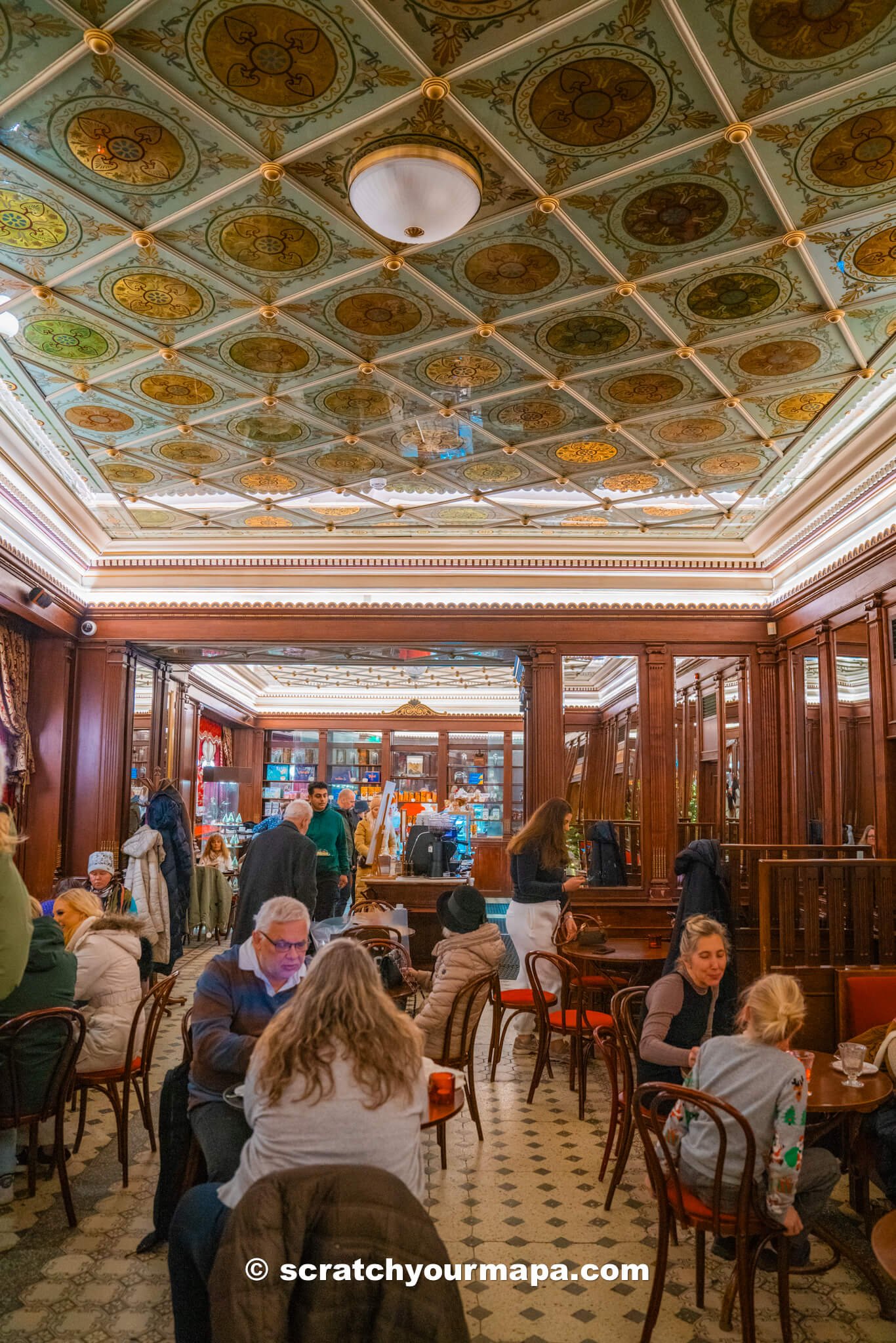 Cafe Maiasmokk in the old town in Tallinn, Estonia