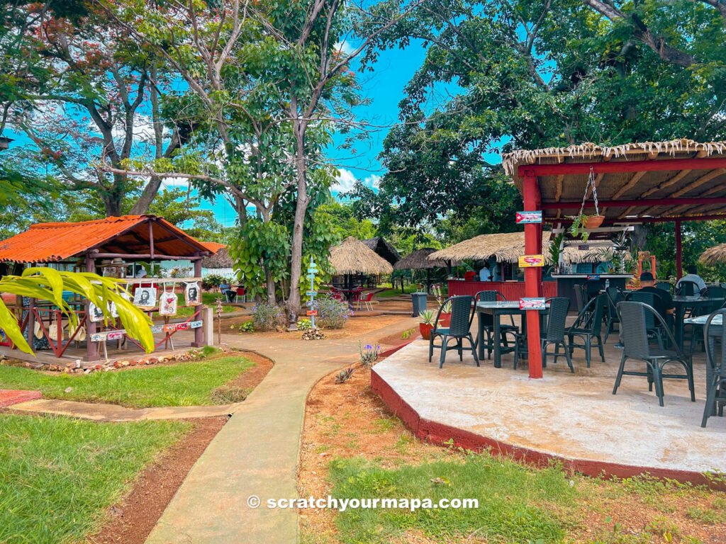 random rest stop in Cuba travel to Varadero from Trinidad