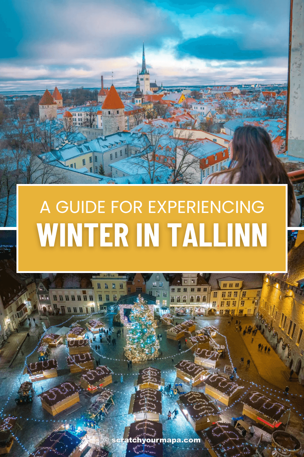 Winter in Tallinn pin