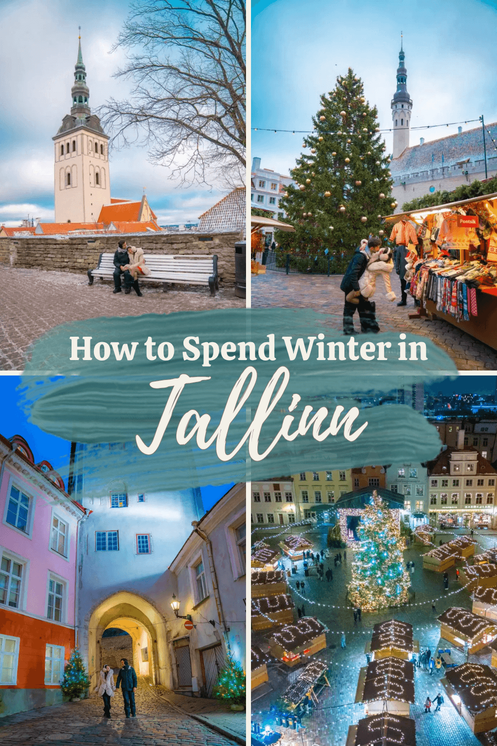 Winter in Tallinn pin
