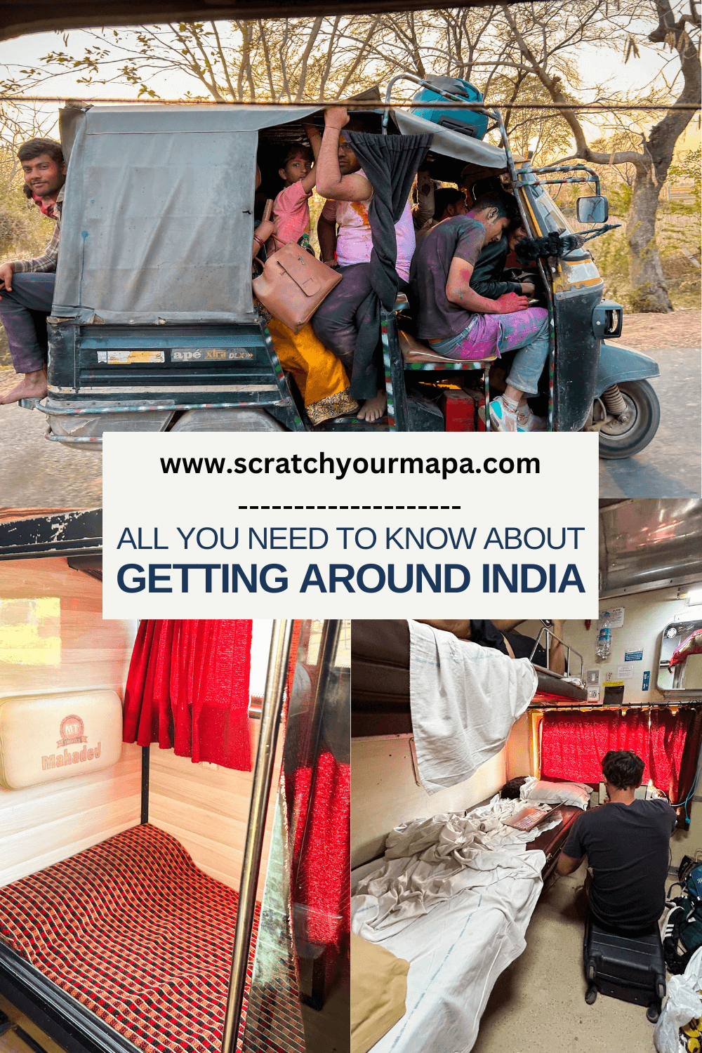 how to get around in India travel guide