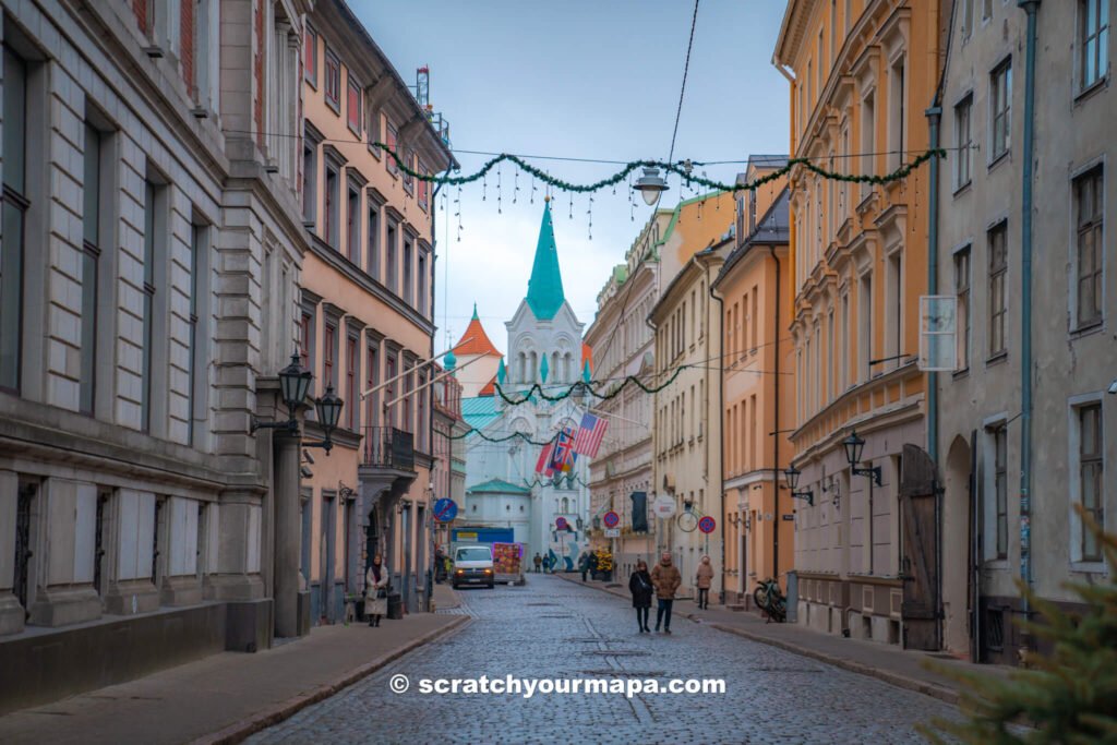 walking around the historic center - how to get around Riga