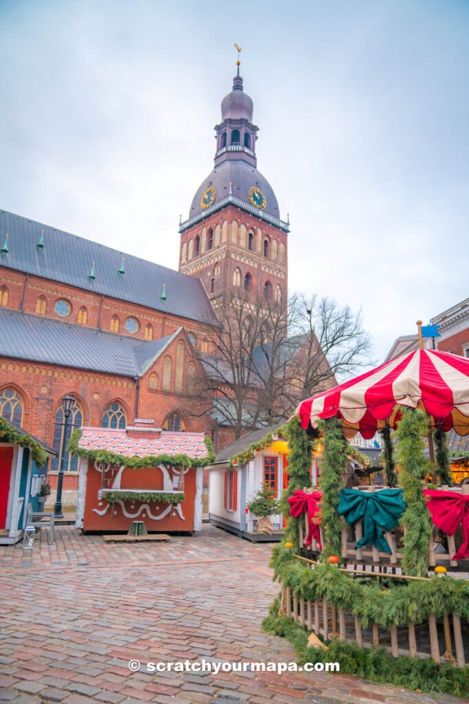 christmas market in Riga