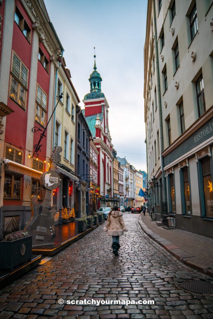 center of RIga - Riga in winter